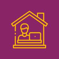working from home icon