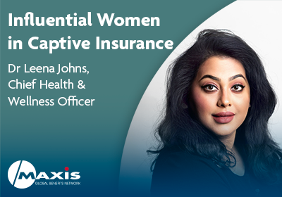 Dr Leena Johns named in ‘Influential Women in Captive Insurance’ list